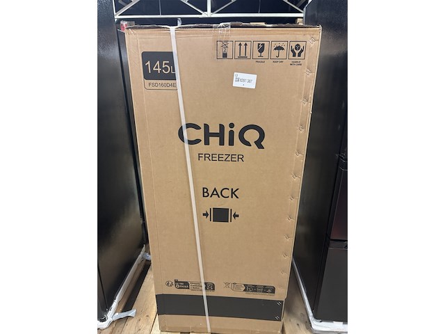 Vrijstaande vriezer 145 liter 5 lades chiq, fsd160d4e - afbeelding 2 van  2