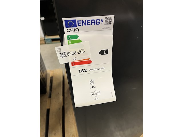 Vrijstaande vriezer 145 liter 5 lades chiq, fsd160d4e - afbeelding 5 van  5