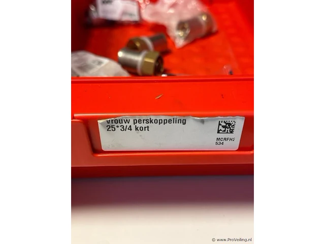 Vrouw perskoppeling 25 3/4 kort - partij - afbeelding 3 van  3