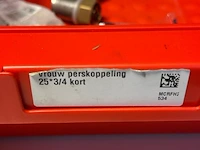 Vrouw perskoppeling 25 3/4 kort - partij - afbeelding 3 van  3