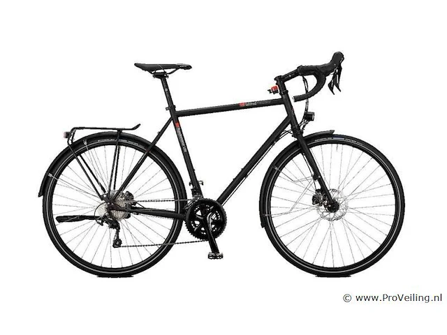 Vsf trekkingfiets| model randonneur lite | kleur ebony matt | maat 52 - afbeelding 1 van  9