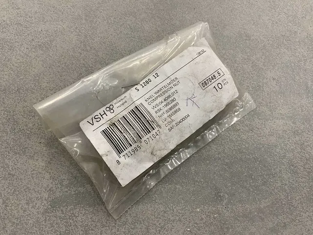 Vsh knel wartelmoer - 12 mm. (2660x) - afbeelding 4 van  4