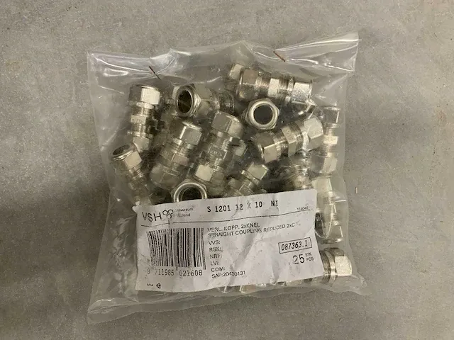 Vsh knelkoppeling - 12x10 mm. (1085x) - afbeelding 4 van  4