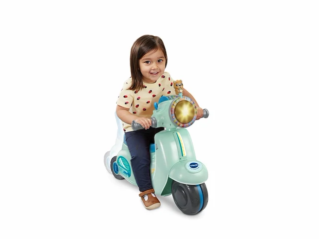 Vtech 2 in 1 loopscooter educatief speelgoed ombouwen tot driewieler vanaf 1 jaar blauw - afbeelding 2 van  5