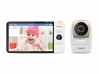 Vtech babymonitor vm919 hd-videobabyfoon met groothoekcamera 360° panoramisch zicht, hd-video, helder geluid, 7" lcd-kleurenscherm - afbeelding 1 van  4