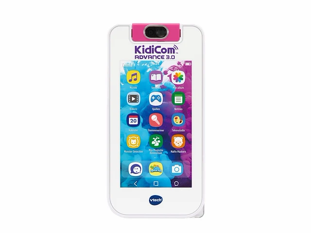 Vtech kidicom advance 3.0 telefoon interactieve kinder mobiel met camera educatief speelgoed vanaf 5 roze - afbeelding 1 van  4