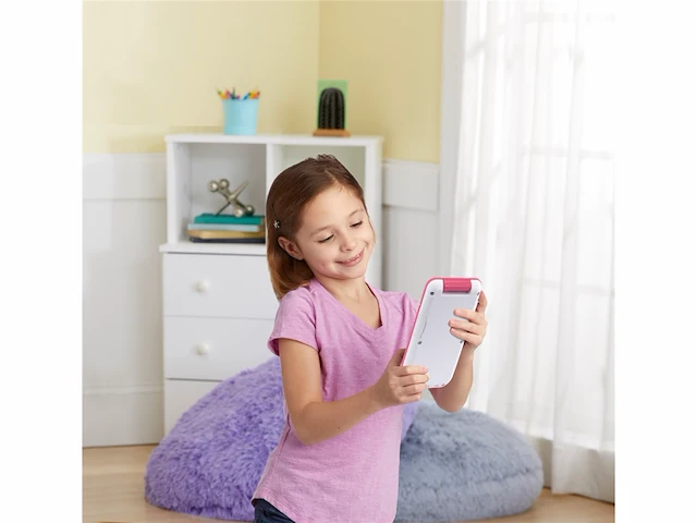 Vtech kidicom advance 3.0 telefoon interactieve kinder mobiel met camera educatief speelgoed vanaf 5 roze - afbeelding 3 van  4