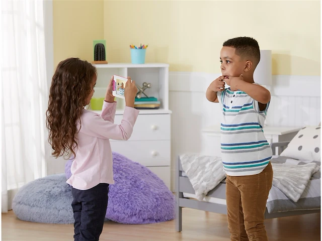 Vtech kidicom advance 3.0 telefoon interactieve kinder mobiel met camera educatief speelgoed vanaf 5 roze - afbeelding 4 van  4
