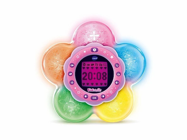 Vtech kidimagic galaxylight 9 in 1 kinderwekker kinderklok vanaf 6 jaar roze - afbeelding 2 van  3