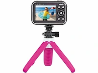 Vtech kidizoom vlog camera met animatie achtergronden vanaf 5 tot 12 jaar roze - afbeelding 2 van  6