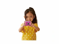 Vtech kidizoom vlog camera met animatie achtergronden vanaf 5 tot 12 jaar roze - afbeelding 4 van  6