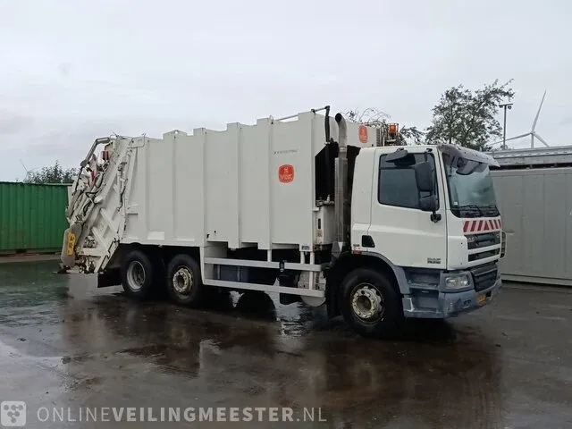 Vuilniswagen achterlader daf, 2007 daf cf 75 310 as-tronic, bouwjaar 2007 - afbeelding 3 van  50