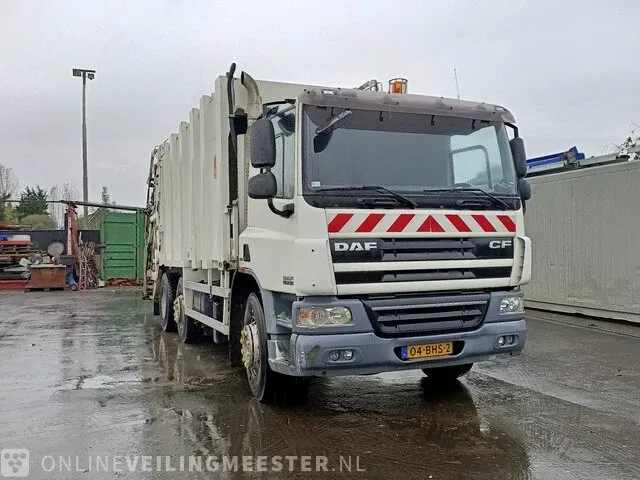 Vuilniswagen achterlader daf, 2007 daf cf 75 310 as-tronic, bouwjaar 2007 - afbeelding 5 van  50