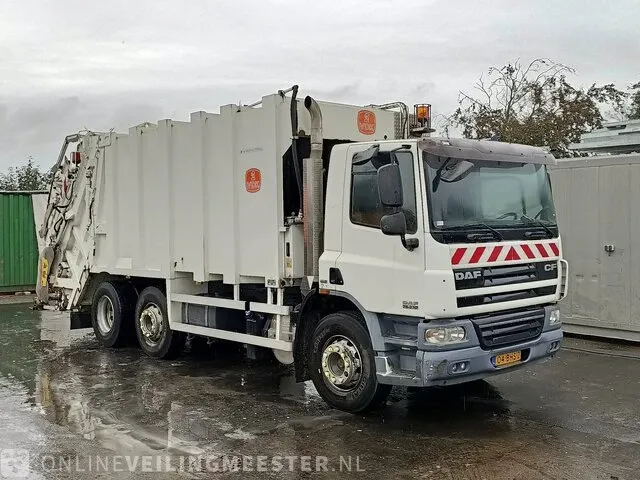 Vuilniswagen achterlader daf, 2007 daf cf 75 310 as-tronic, bouwjaar 2007 - afbeelding 1 van  50