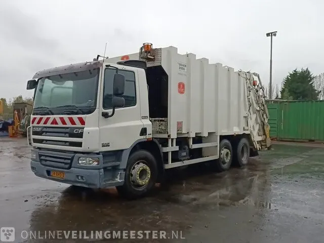 Vuilniswagen achterlader daf, 2007 daf cf 75 310 as-tronic, bouwjaar 2007 - afbeelding 12 van  50