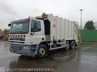 Vuilniswagen achterlader daf, 2007 daf cf 75 310 as-tronic, bouwjaar 2007 - afbeelding 12 van  50