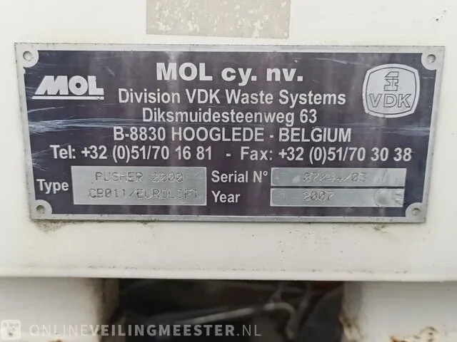 Vuilniswagen achterlader daf, 2007 daf cf 75 310 as-tronic, bouwjaar 2007 - afbeelding 40 van  50