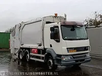 Vuilniswagen achterlader daf, 2009 daf lf55-220, bouwjaar 2009