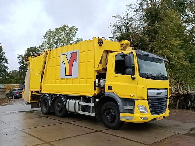 Vuilniswagen, daf, cf 290 fag opbouw achterlader geesinknorba gcp v 08/12-25, 2016 - afbeelding 2 van  44