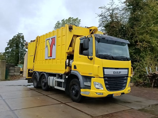 Vuilniswagen, daf, cf 290 fag opbouw achterlader geesinknorba gcp v 08/12-25, 2016 - afbeelding 3 van  44