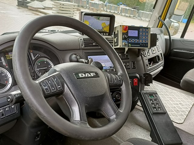 Vuilniswagen, daf, cf 290 fag opbouw achterlader geesinknorba gcp v 08/12-25, 2016 - afbeelding 13 van  44
