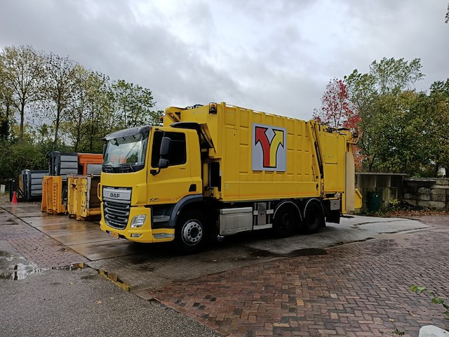 Vuilniswagen, daf, cf 290 fag opbouw achterlader geesinknorba gcp v 08/12-25, 2016 - afbeelding 12 van  44