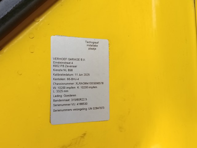 Vuilniswagen, daf, cf 290 fag opbouw achterlader geesinknorba gcp v 08/12-25, 2016 - afbeelding 26 van  44