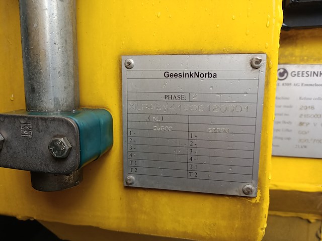 Vuilniswagen daf, cf 290 fag opbouw achterlader geesinknorbar gcp v 08/12-25, bouwjaar 2016 - afbeelding 20 van  37