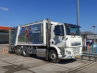 Vuilniswagen, daf, cf 290 fan achterlader zoeller ekopres medium, 2017, 111644 km