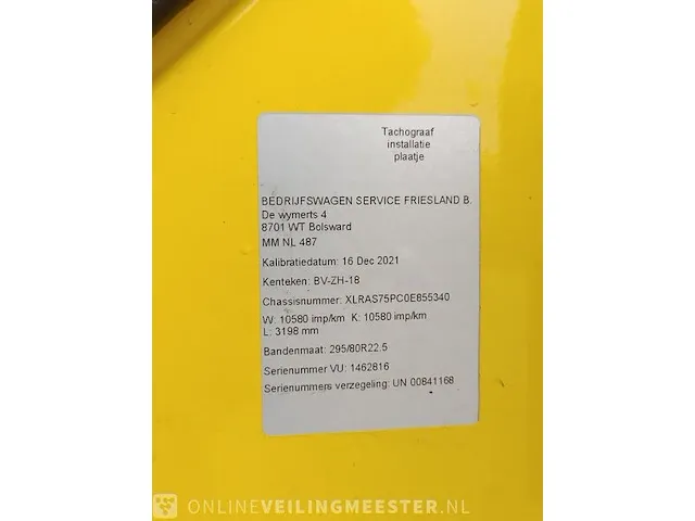 Vuilniswagen daf, cf 75 zijlader, bouwjaar 2009 - afbeelding 40 van  46