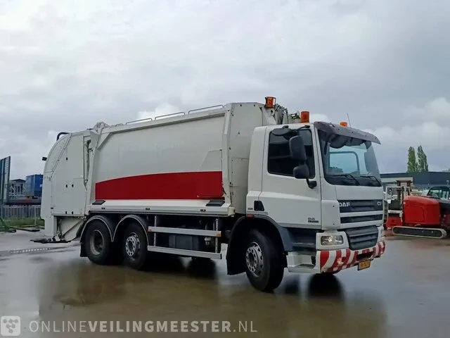 Vuilniswagen daf, cf 75.250 / fag cf75, achterlader geesink gpm iii v20h25 splitlift, bouwjaar 2009 | 344146 km | bv-tg-71 - afbeelding 2 van  34