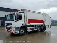 Vuilniswagen daf, cf 75.250 / fag cf75, achterlader geesink gpm iii v20h25 splitlift, bouwjaar 2009 | 344146 km | bv-tg-71