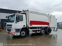 Vuilniswagen daf, cf 75.250 / fag cf75, achterlader geesink gpm iii v20h25 splitlift, bouwjaar 2009 | 344146 km | bv-tg-71 - afbeelding 12 van  34