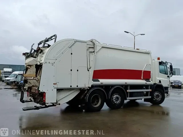 Vuilniswagen daf, cf 75.250 / fag cf75, achterlader geesink gpm iii v20h25 splitlift, bouwjaar 2009 | 344146 km | bv-tg-71 - afbeelding 34 van  34