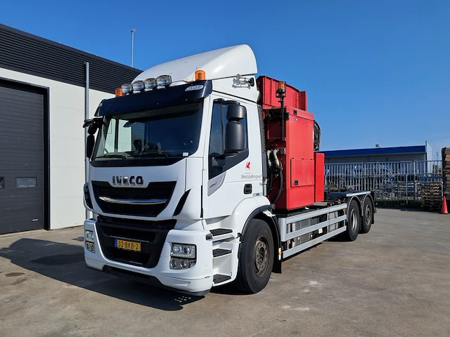 Vuilniswagen iveco, stralis 360 met translift plus duo ies containersysteem, bouwjaar 2017 - afbeelding 1 van  60