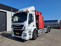 Vuilniswagen iveco, stralis 360 met translift plus duo ies containersysteem, bouwjaar 2017