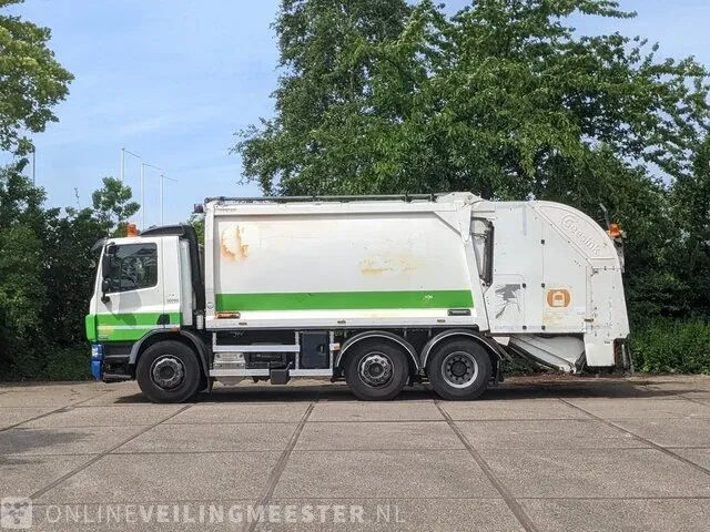 Vuilniswagen met achterlader daf, fag cf 75.250, bouwjaar 2012 | 235616 km - afbeelding 48 van  51