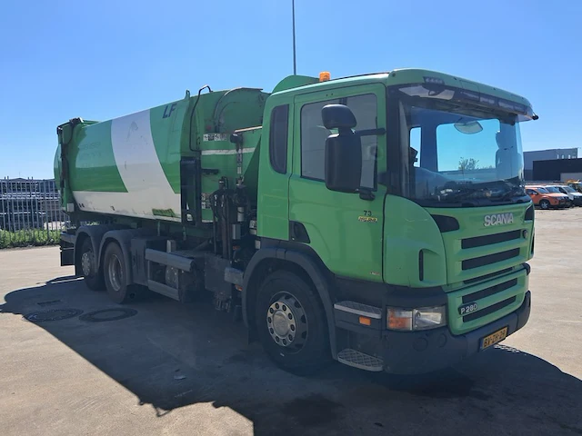 Vuilniswagen, scania, p 280 b 6x2*4, 2009 - afbeelding 46 van  49