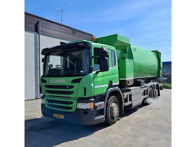 Vuilniswagen scania, p310, bouwjaar 2013 - afbeelding 1 van  48