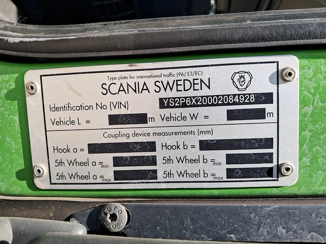 Vuilniswagen scania, p310, bouwjaar 2013 - afbeelding 43 van  48