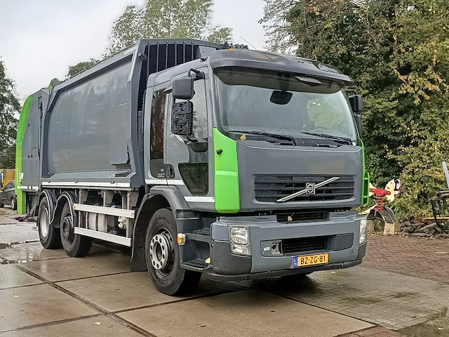 Vuilniswagen, volvo, fe 6x2r met opbouw achterlader geesinknorba gpm iii v 20h25, 2012 - afbeelding 2 van  42