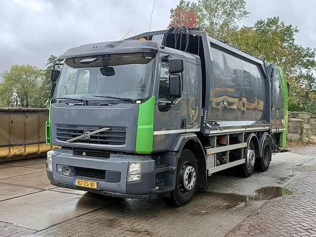 Vuilniswagen, volvo, fe 6x2r met opbouw achterlader geesinknorba gpm iii v 20h25, 2012 - afbeelding 4 van  42