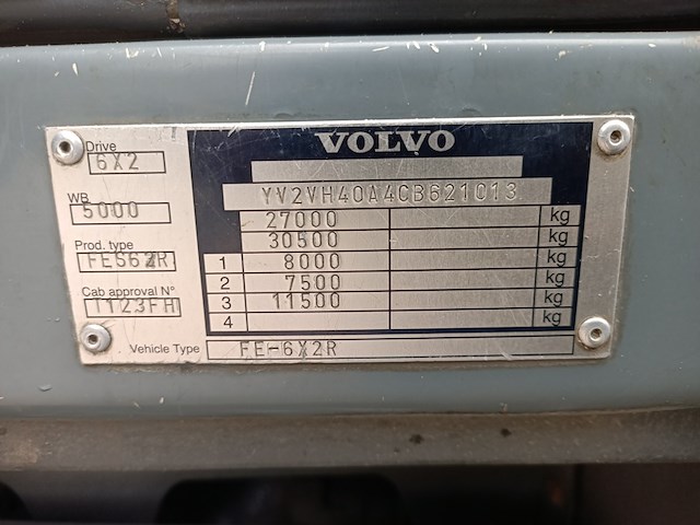 Vuilniswagen, volvo, fe 6x2r met opbouw achterlader geesinknorba gpm iii v 20h25, 2012 - afbeelding 22 van  42