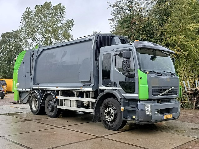 Vuilniswagen, volvo, fe 6x2r met opbouw achterlader geesinknorba gpm iii v 20h25, 2012 - afbeelding 42 van  42