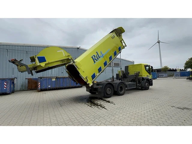 Vuilniswagen zijlader iveco, at260s31y/ps eev opbouw haller slf 22m³, bouwjaar 2011 - afbeelding 6 van  56