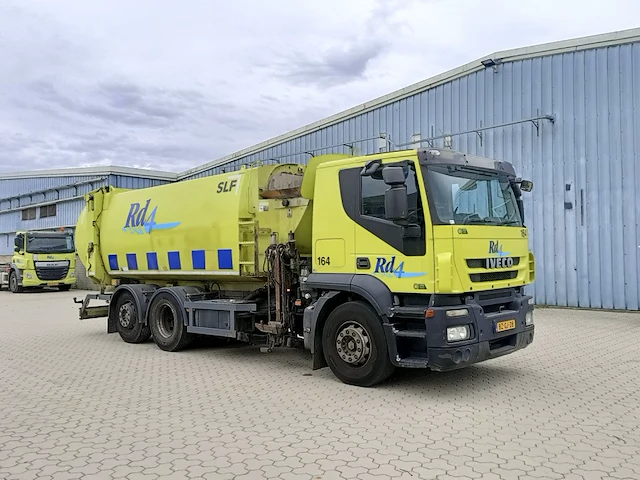 Vuilniswagen zijlader iveco, at260s31y/ps eev opbouw haller slf 22m³, bouwjaar 2011 - afbeelding 11 van  56