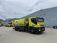 Vuilniswagen zijlader iveco, at260s31y/ps eev opbouw haller slf 22m³, bouwjaar 2011 - afbeelding 1 van  56