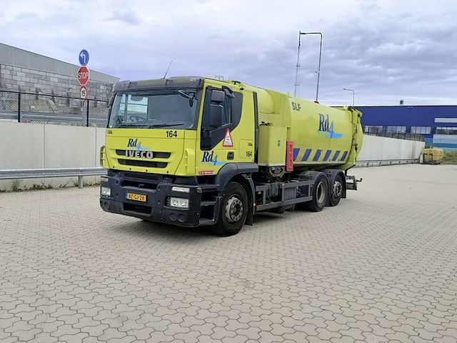 Vuilniswagen zijlader iveco, at260s31y/ps eev opbouw haller slf 22m³, bouwjaar 2011 - afbeelding 15 van  56
