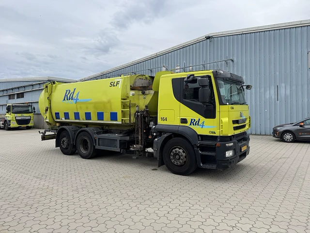Vuilniswagen zijlader iveco, at260s31y/ps eev opbouw haller slf 22m³, bouwjaar 2011 - afbeelding 23 van  56
