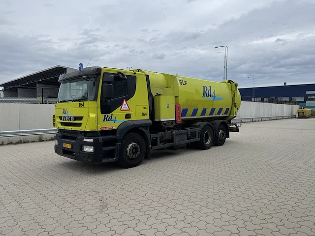 Vuilniswagen zijlader iveco, at260s31y/ps eev opbouw haller slf 22m³, bouwjaar 2011 - afbeelding 34 van  56